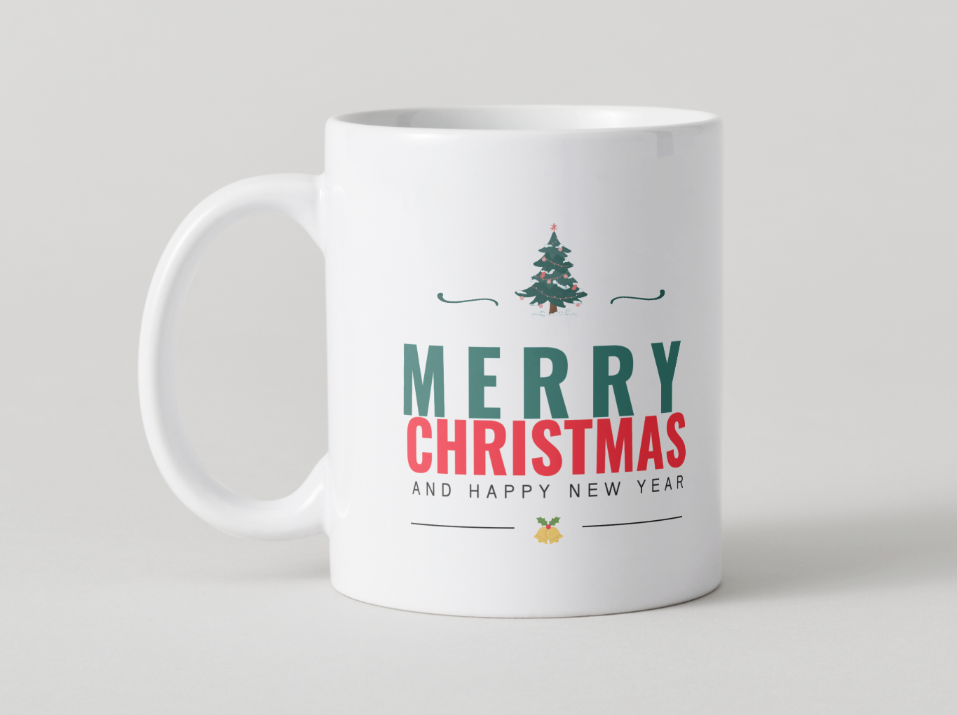 Tazza natalizia “Merry Christmas and Happy New Year”