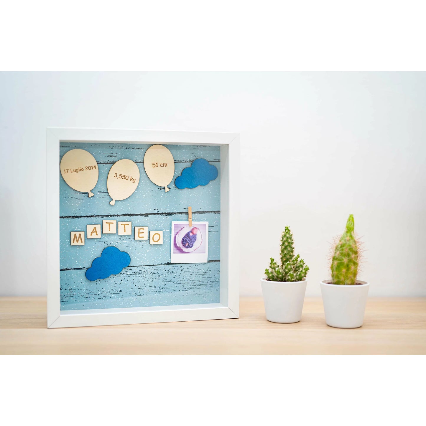 Cornice Nascita Baby Personalizzata