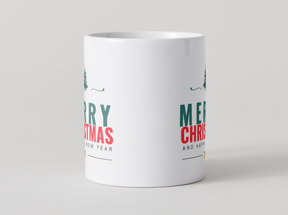 Tazza natalizia “Merry Christmas and Happy New Year”